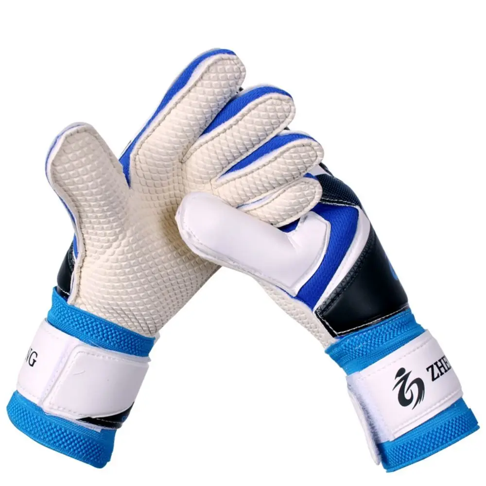 Guantes de fútbol resistentes al desgaste, antideslizantes, excelentes guantes de entrenamiento de portero, guantes de entrenamiento de fútbol coloridos de látex grueso - imagen 2