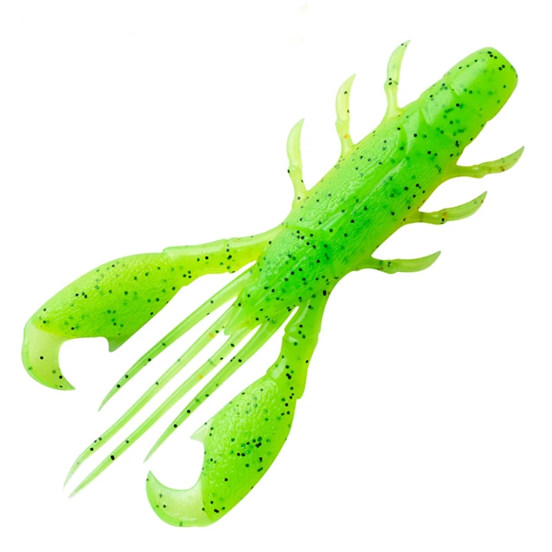 Nuevo 6/7/8 Uds Ravencraft Uppercut camarón hundimiento lento cebo suave señuelos 56mm/68mm/81mm Wobbler Artificial aparejos de pesca de silicona