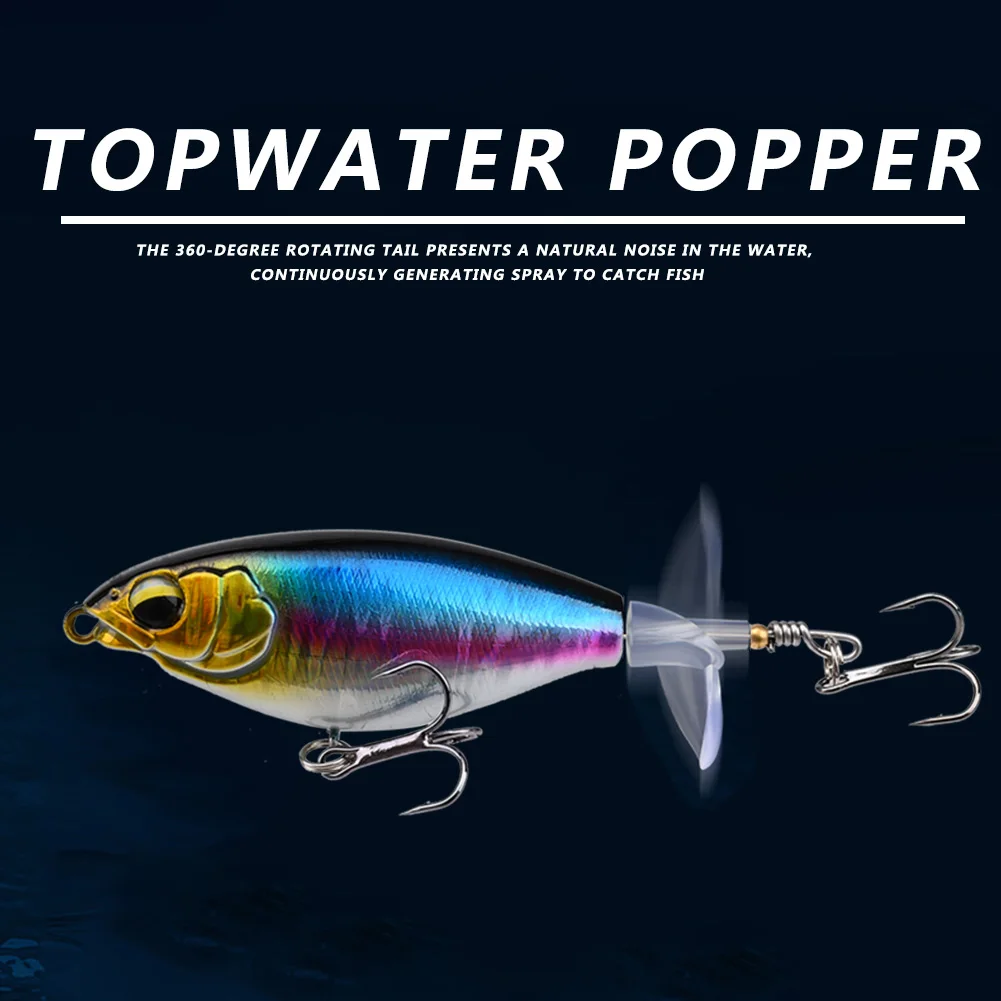 Señuelo Warble Flotante con Hélice para Black Bass - imagen 2