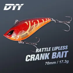 DYY Crankbait sin labios – Sonajero hundible para pesca de lubina