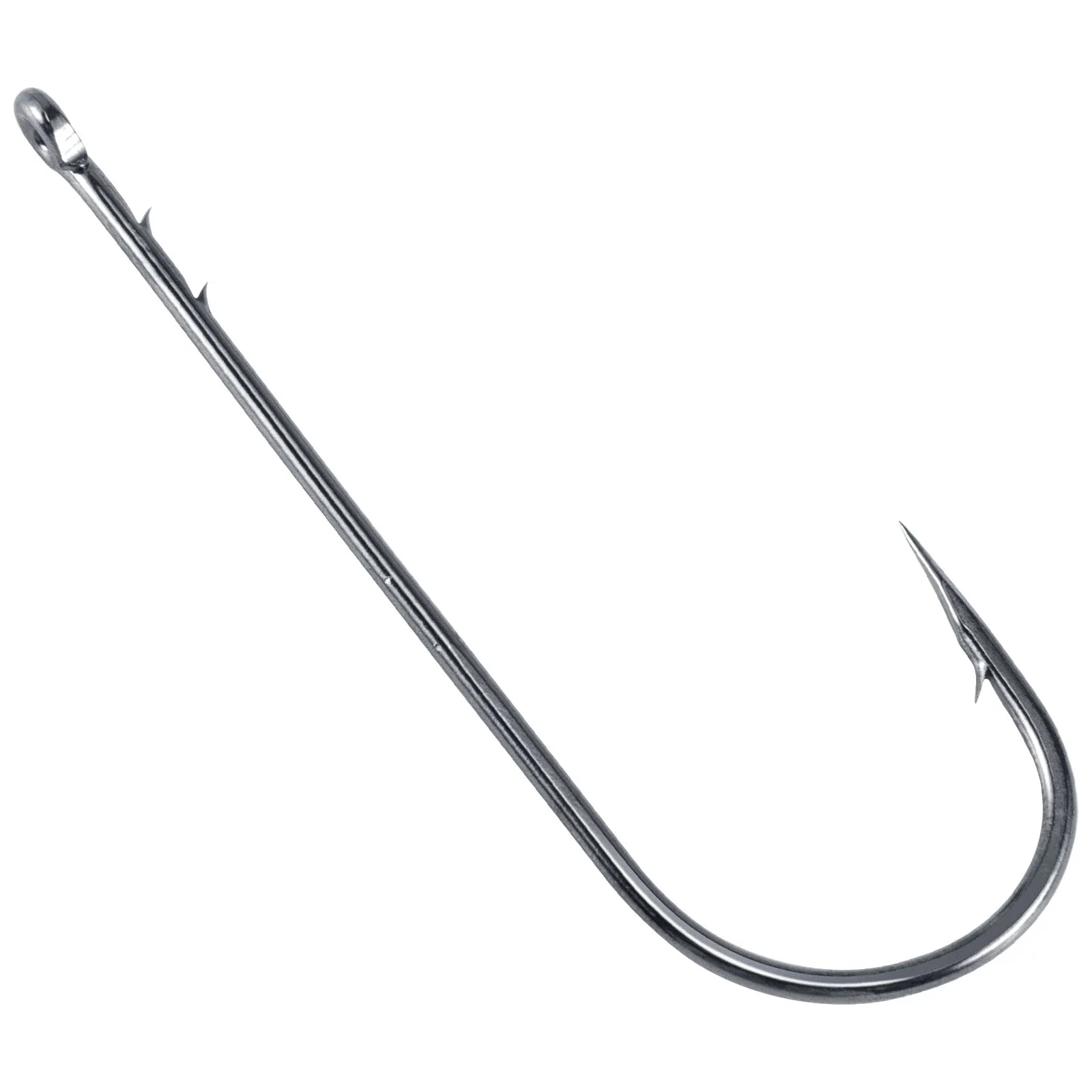 20 piezas anzuelos de gusano, anzuelo de pesca de vástago largo, anzuelo Baitholder, anzuelos de lubina en línea para cebo blando, Swimbaits, aparejo Texas