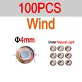 4mm 100pcs Wind