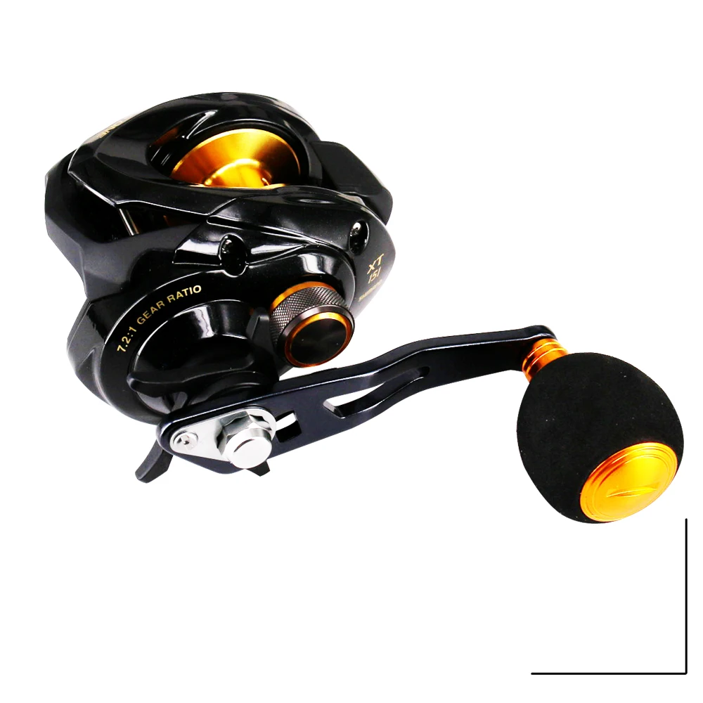 Carrete Baitcaster DEUKIO – Agarre único para agua dulce y salada - imagen 5