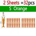 2 Sheets Orange S