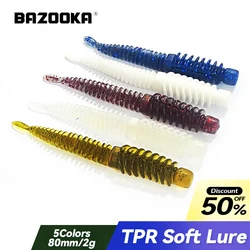 Bazooka Paddle Tail 80mm – Señuelo blando TPR para Lucio y Carpa