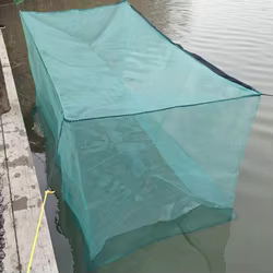 Pesca de 3mm, estaca pequeña de malla, caja para pescar, estanque de acuicultura, trampa elevadora, equipo de pesca, jaula agrícola, red cuadrada para enmalle de acuario