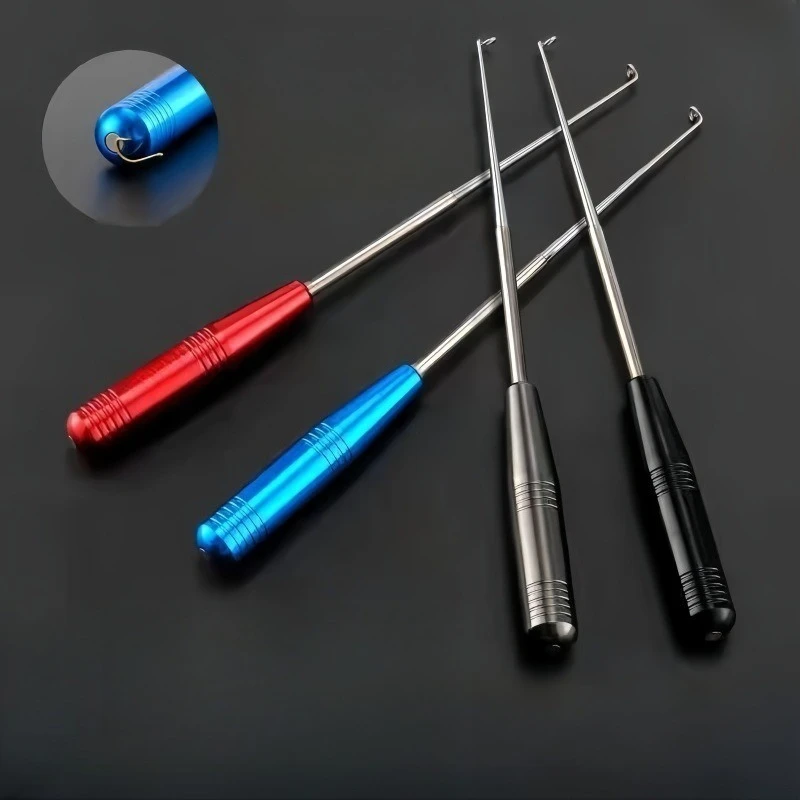 Extractor de seguridad de acero inoxidable, separador de anzuelos de pesca, dispositivo de desacoplamiento rápido para herramientas de pesca, aparejos de pesca portátiles