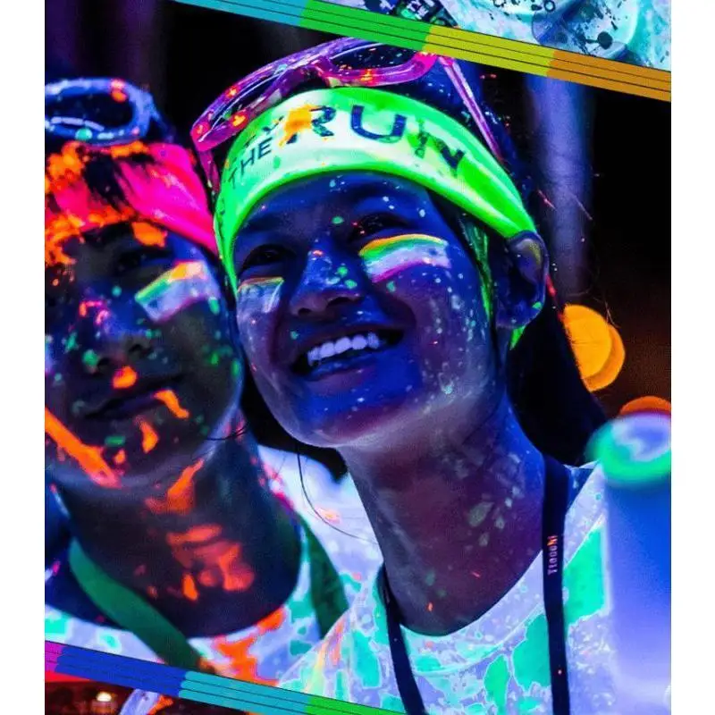 Nuevo 2X decoración luminosa de fiesta partículas fluorescentes coloridas pigmentos luminiscentes que brillan en la oscuridad arena luminosa grava - imagen 3