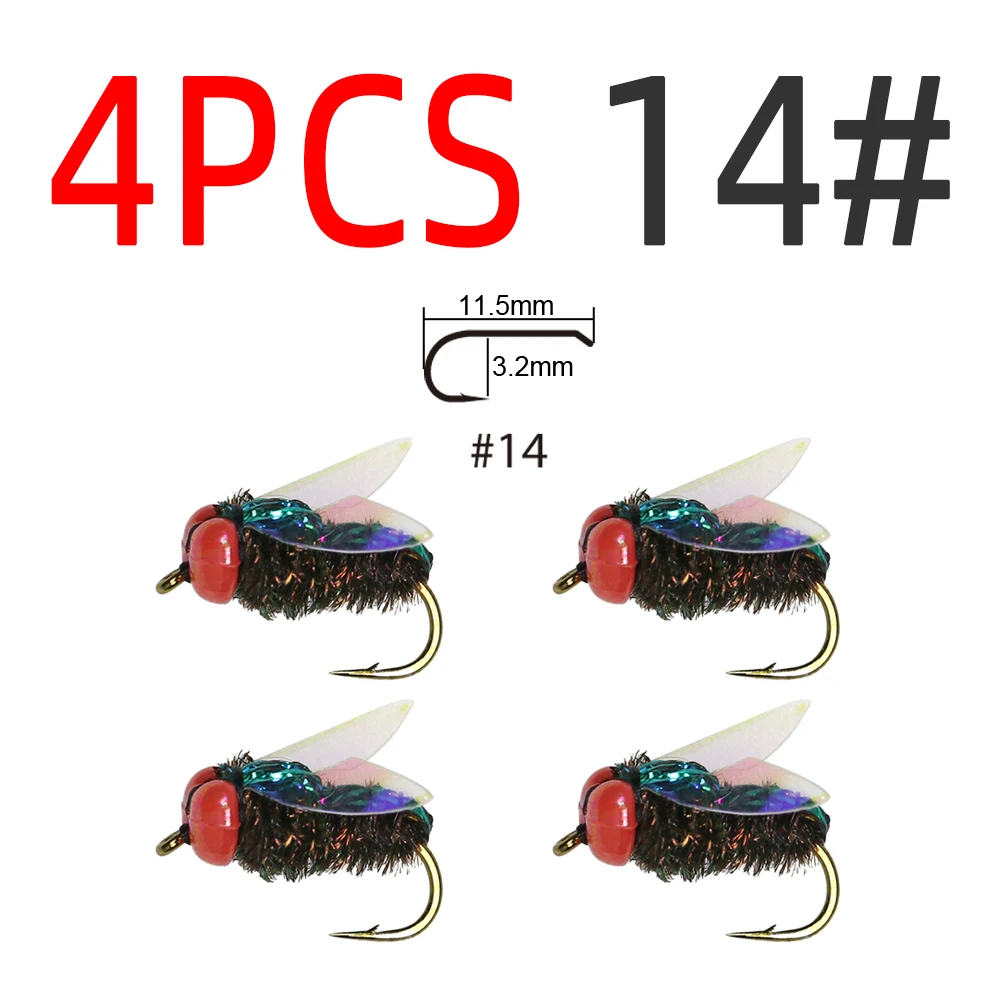 4PCS Hook Size 14