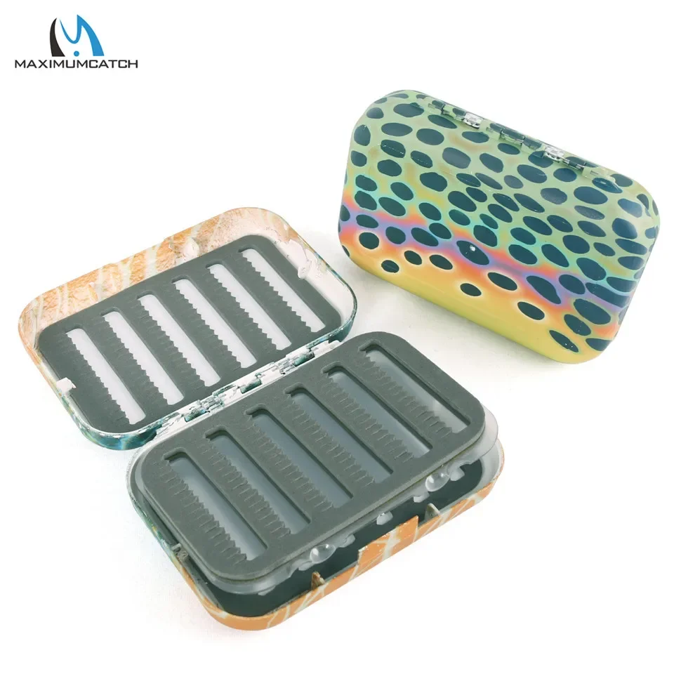 Maximumcatch Caja de pesca con mosca trucha, hoja oscilante y espuma - imagen 5
