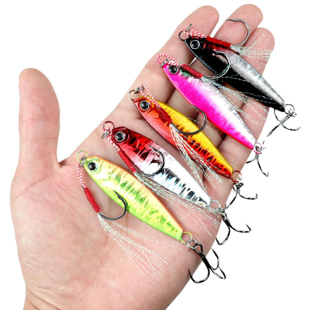 Señuelo Jig Metal 7-40g para Lubina y Trucha en Agua Salada - imagen 5