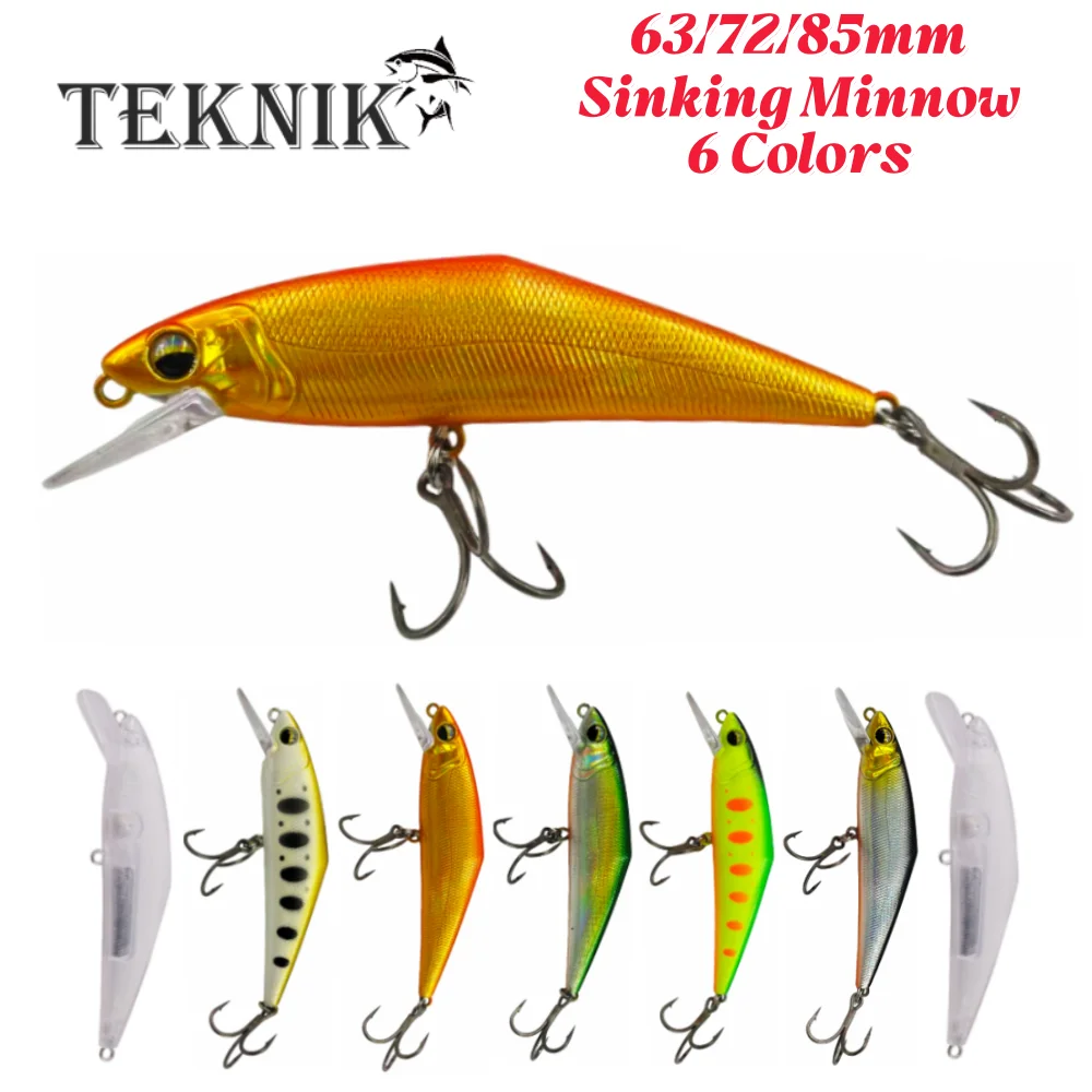 7/9,5/14,5g Smith D-contact pececillo hundido 63/72/85mm Señuelos de pesca de corriente Artificial para carpa grande trucha arcoíris lubina de boca grande