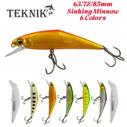 7/9,5/14,5g Smith D-contact pececillo hundido 63/72/85mm Señuelos de pesca de corriente Artificial para carpa grande trucha arcoíris lubina de boca grande