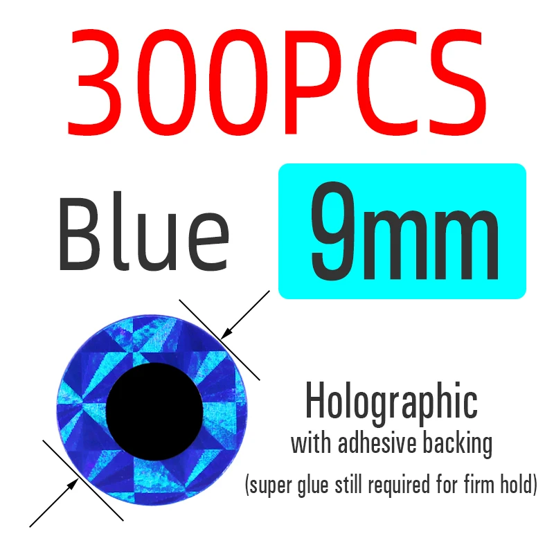 9mm Blue 300pcs