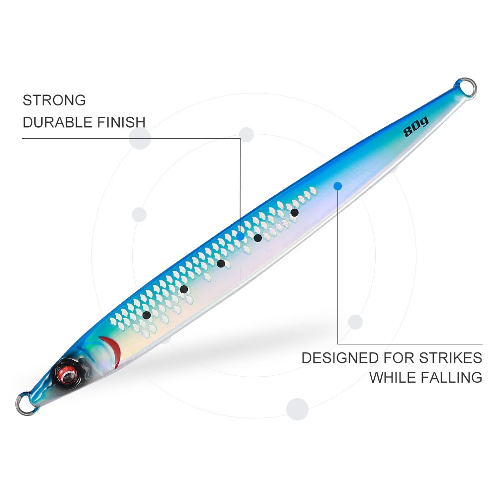 JIGGINGPRO Sardina artificial con acabado UV – Lance largo - imagen 2