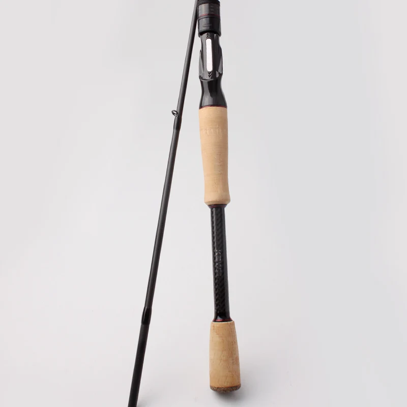 Caña de pescar Kawa Fuji A, anillo guía, asientos de rueda de fibra de carbono, caña de fundición de acción XF, 2,03 m de longitud para señuelos de lubina y trucha, peso 5-20g - imagen 3