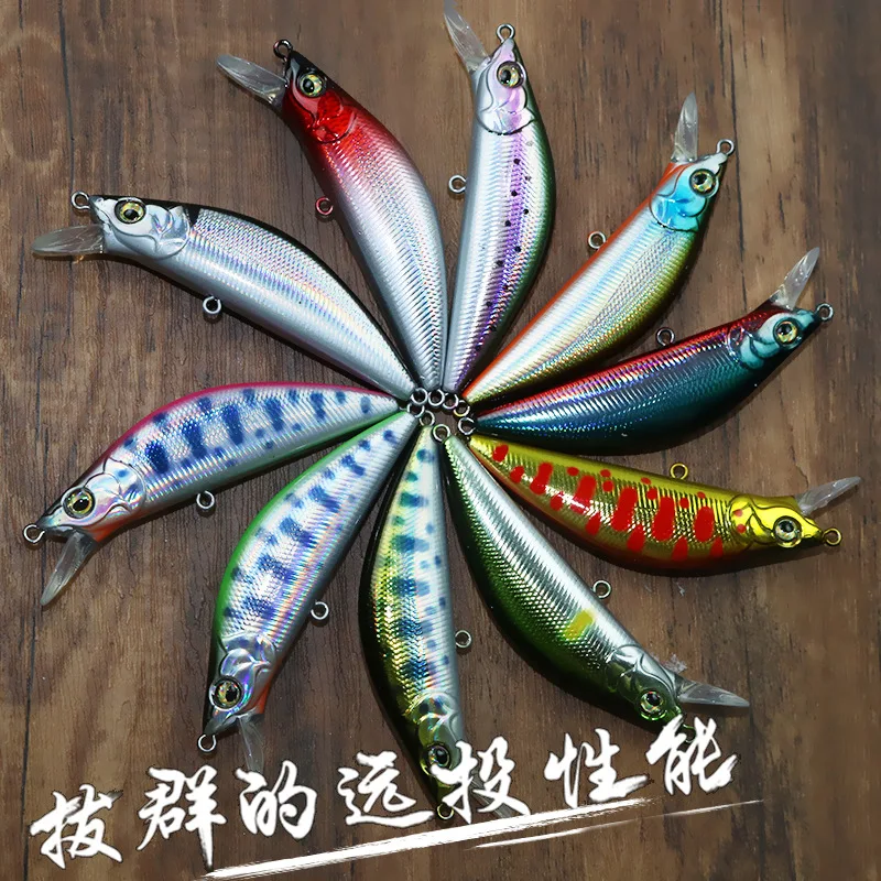 MUKUN Crankbait Minnow 50mm – Señuelo hundible para trucha y lubina - imagen 4