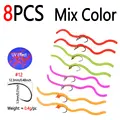 8 piezas de colores surtidos