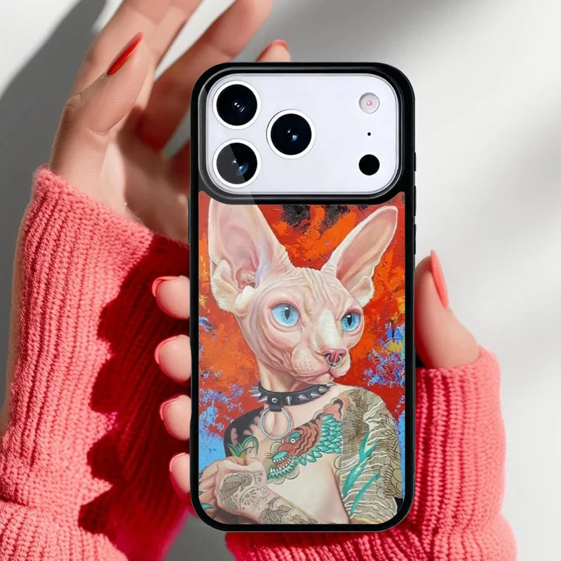 Funda colocada en mano