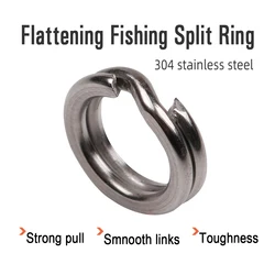 Anillos Partidos ICERIO Aplanados Acero Inoxidable Jig