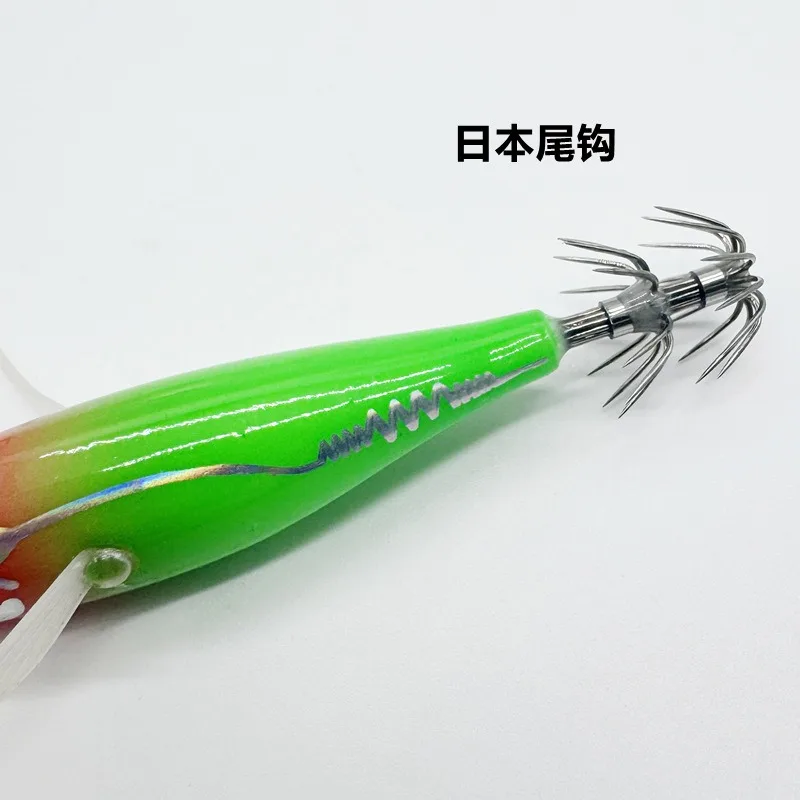 Señuelo luminoso calamar artificial 80mm para pesca marítima - imagen 2