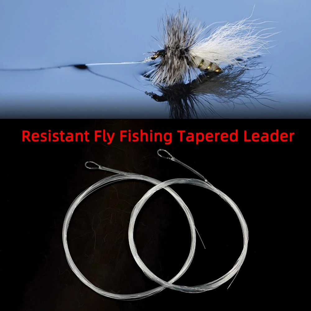 Wifreo Líder cónico sin nudos para pesca con mosca – Nailon 0X-7X - imagen 4