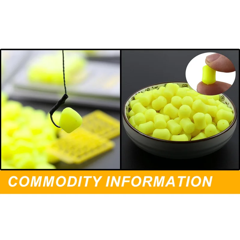 8 unids/pack cebo de pesca de carpa cebo de mancuernas de hundimiento lento sabor a calamar afrutado comida falsa aparejos emergentes cebo Artificial flotante - imagen 3