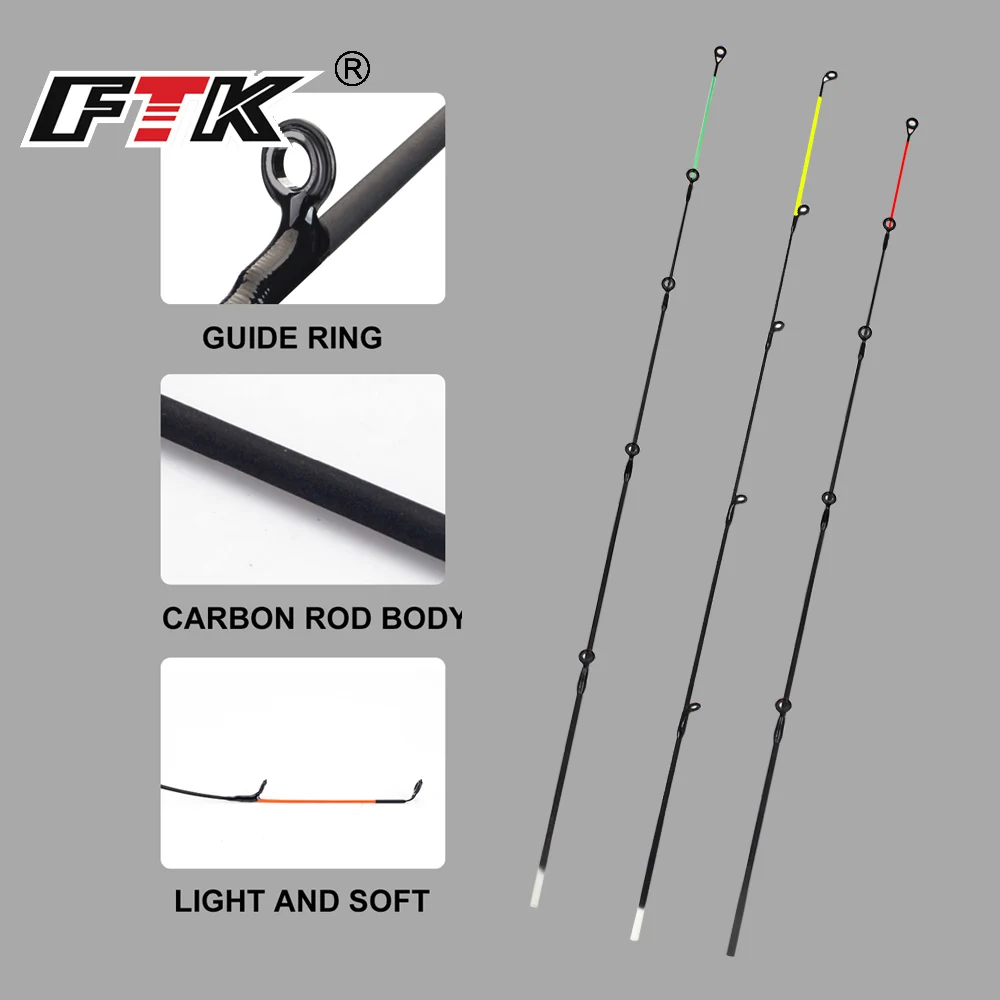 FTK-caña de pescar de fibra de carbono, accesorios de pesca, aparejos de pesca, 120gM/L/H - imagen 4
