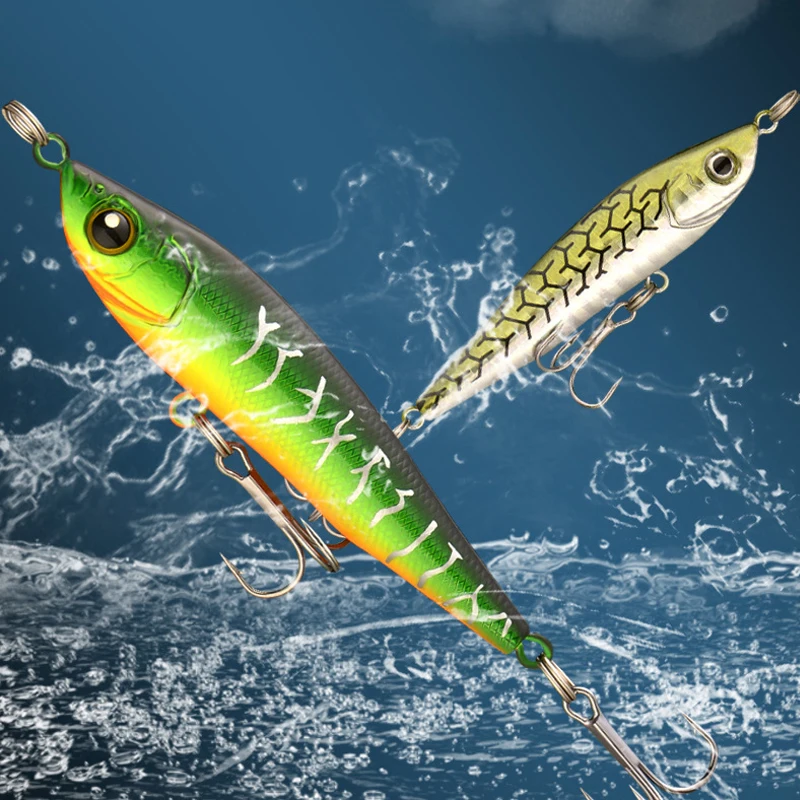 Señuelos de Pesca de 12g y 7cm, cebo de lápiz que se hunde, cebo duro Artificial, Wobblers, trucha, lubina, carpa, aparejos, cebo de pescado - imagen 2