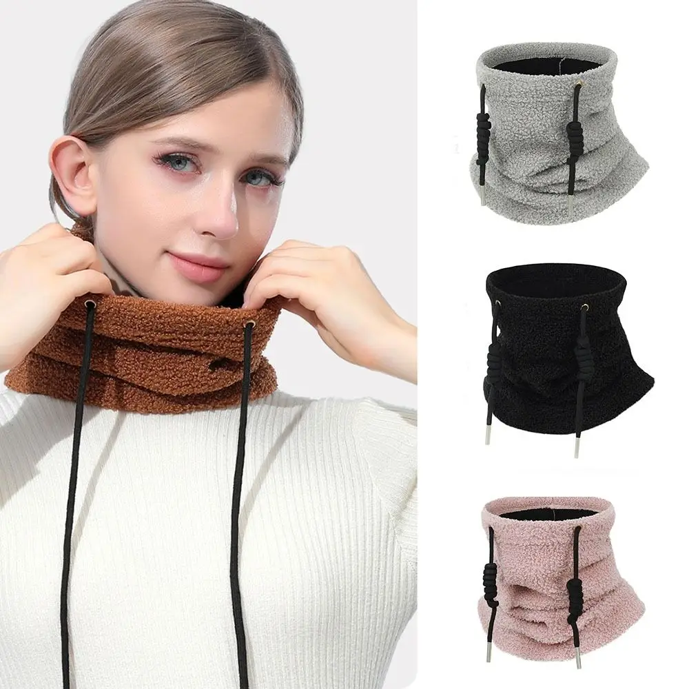 Protector de cuello a la moda para acampar en invierno, máscara facial cálida para el cuello, cubierta para el cuello a prueba de viento y frío, gorros a prueba de viento, bufanda de esquí para acampar - imagen 4