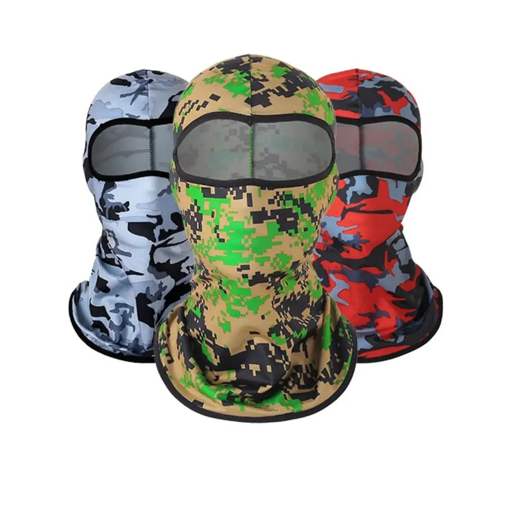 Gorra de ciclismo para hombre, pasamontañas, máscara de esquí de cara completa, capucha, senderismo, Camping, caza, gorra militar táctica, sombreros de bicicleta, polaina de cuello - imagen 2