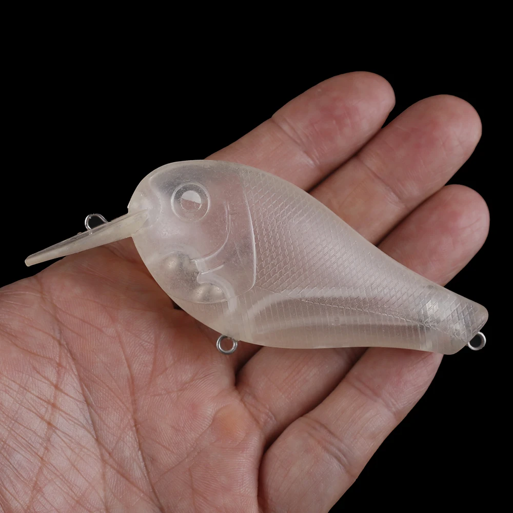 Chan'sHuang, 10 Uds., cebo en blanco sin pintar, 9,5 m, 22,7g, sonajeros de buceo medianos con forma de pájaro, Crankbait flotante, señuelo de pesca hecho a mano DIY - imagen 5