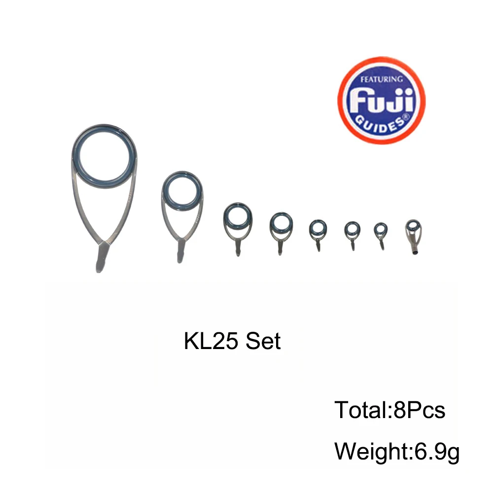 Kit guías Fuji KL con anillas Fazlite para montaje de cañas spinning - imagen 4