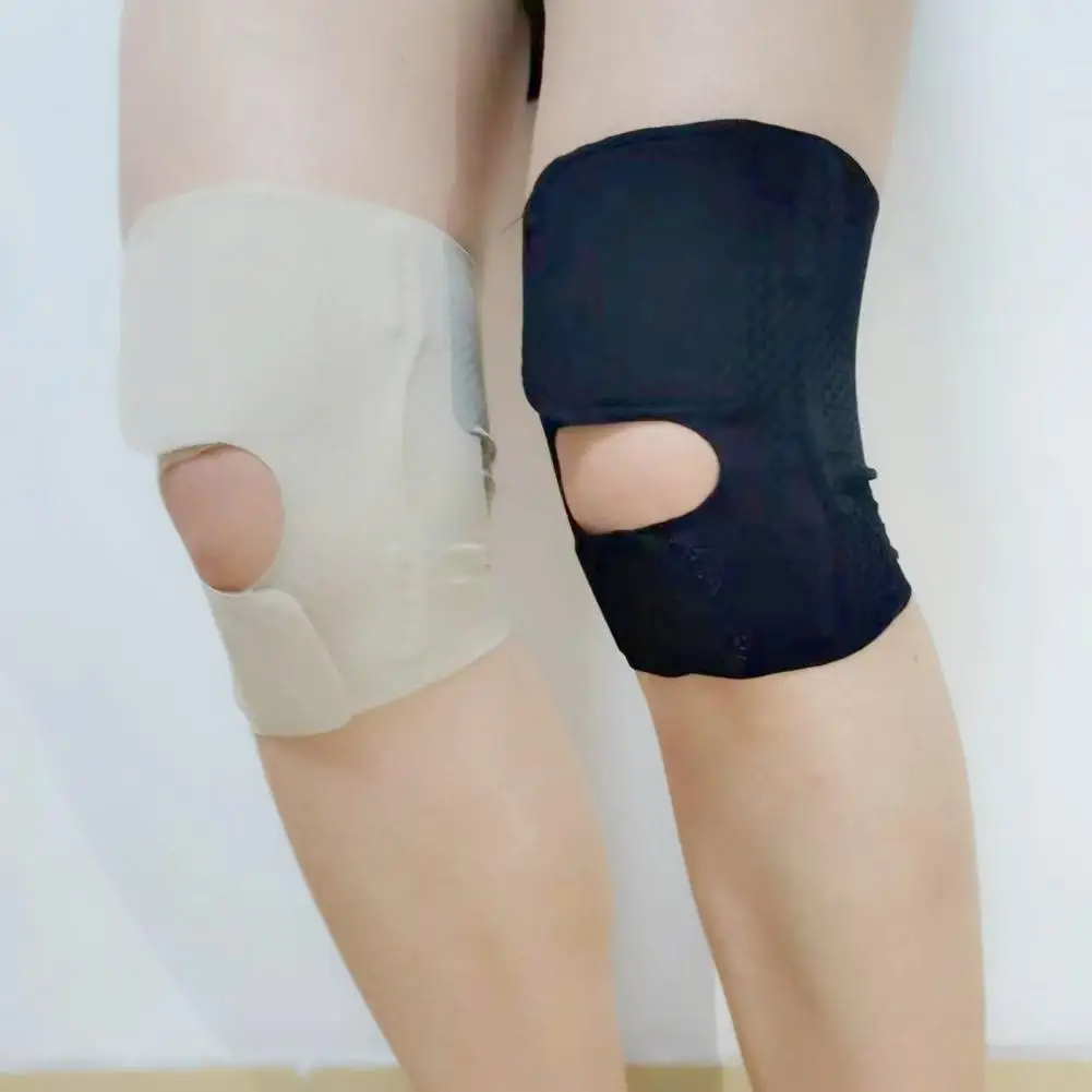 Rodillera Unisex de tela ultrafina, rodillera de compresión deportiva, almohadilla para rótula, estabilizador Bilateral, soporte para rodilla para levantamiento de pesas