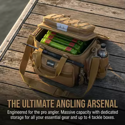 Goture Bolsa pesca impermeable 600D con alicates – Resistente a golpes