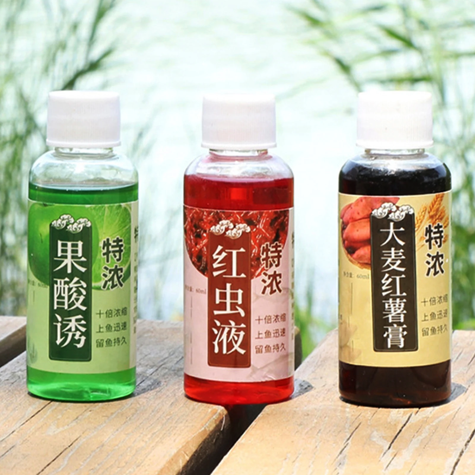 Cebo líquido de gusano rojo concentrado para trucha, cebo de alta concentración para trucha, bacalao, carpa, lubina, 60ml - imagen 3