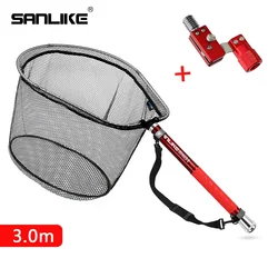 Mango Extensible Landing Net SANLIKE 3m Fibra Carbono