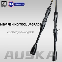 Caña Trucha FISHINGFANS – Alto Carbono, Guías Fuji, Punta Sólida UL