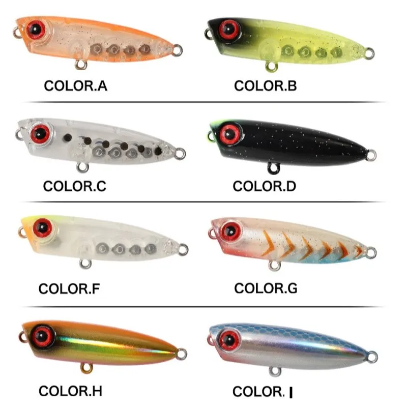 TSUYOKI 2026 nuevo señuelo tipo lápiz Popper 45mm 3g señuelo Topwater para Ajing Pesca Wobbler cebo Ima Qoop 45 sardina Rockfish señuelo de merlán - imagen 5