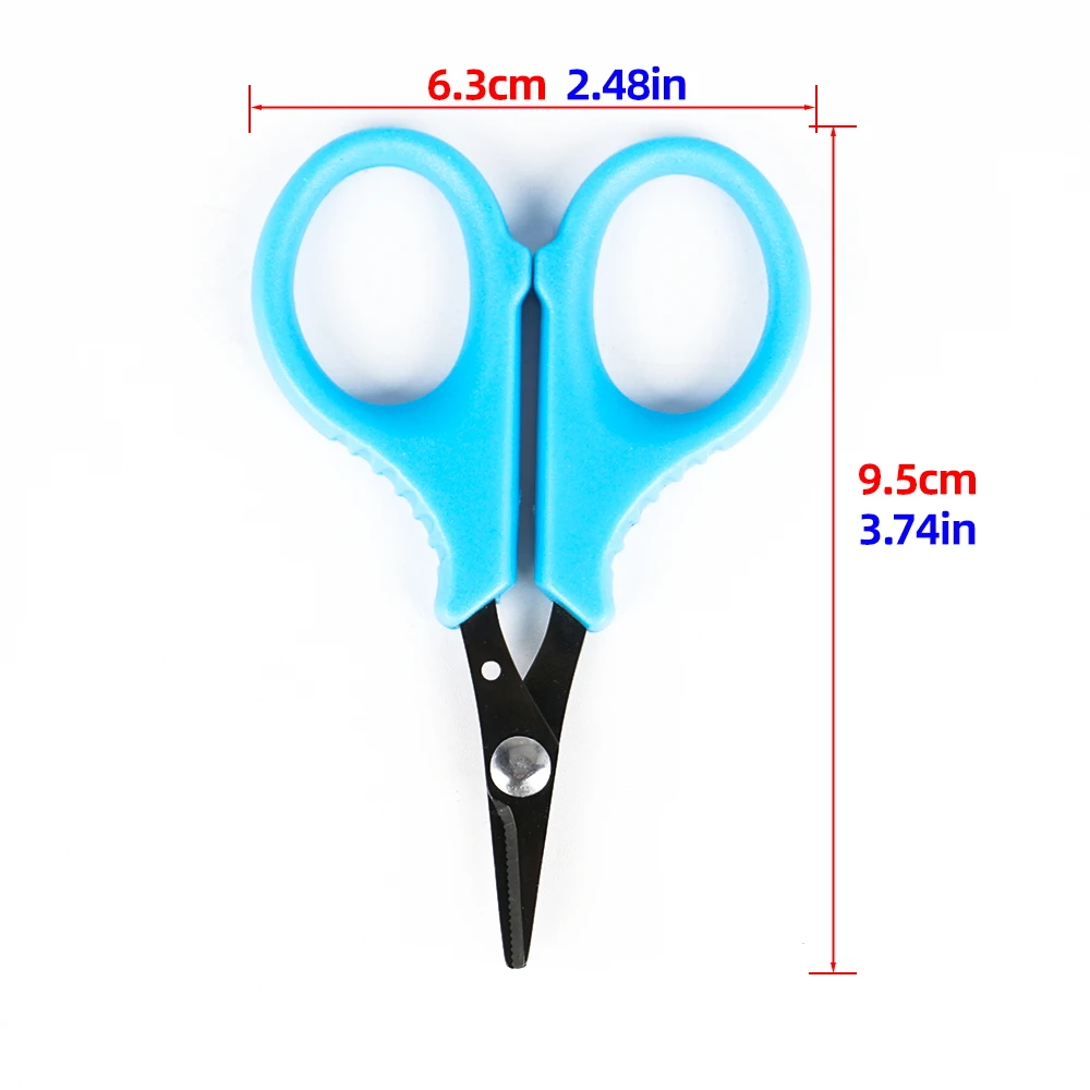 Hirisi-tijeras de pesca multifunción portátiles, tijeras de acero inoxidable, línea trenzada de Pe cortada, accesorios de herramientas de pesca de carpa BT59 - imagen 3