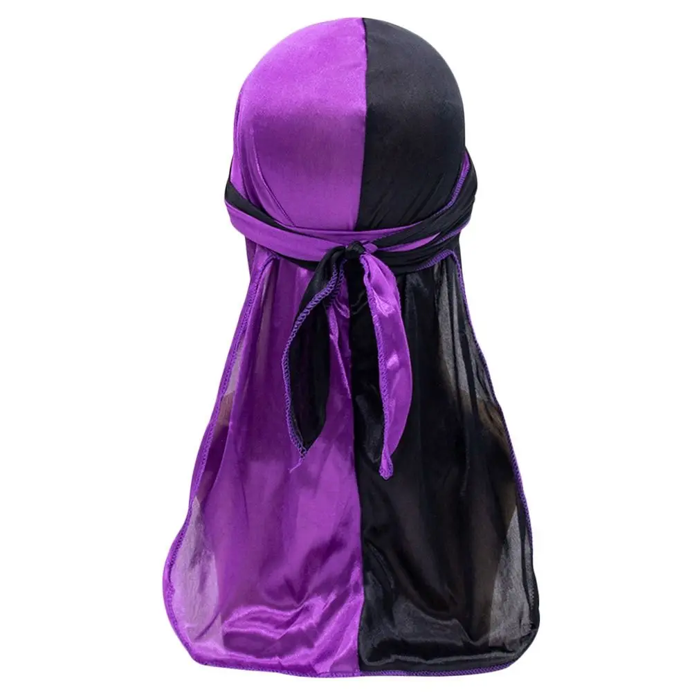 Tapa elegante de la mitad de la mitad de la mitad de color púrpura y negro para el accesorio para el cabello de moda