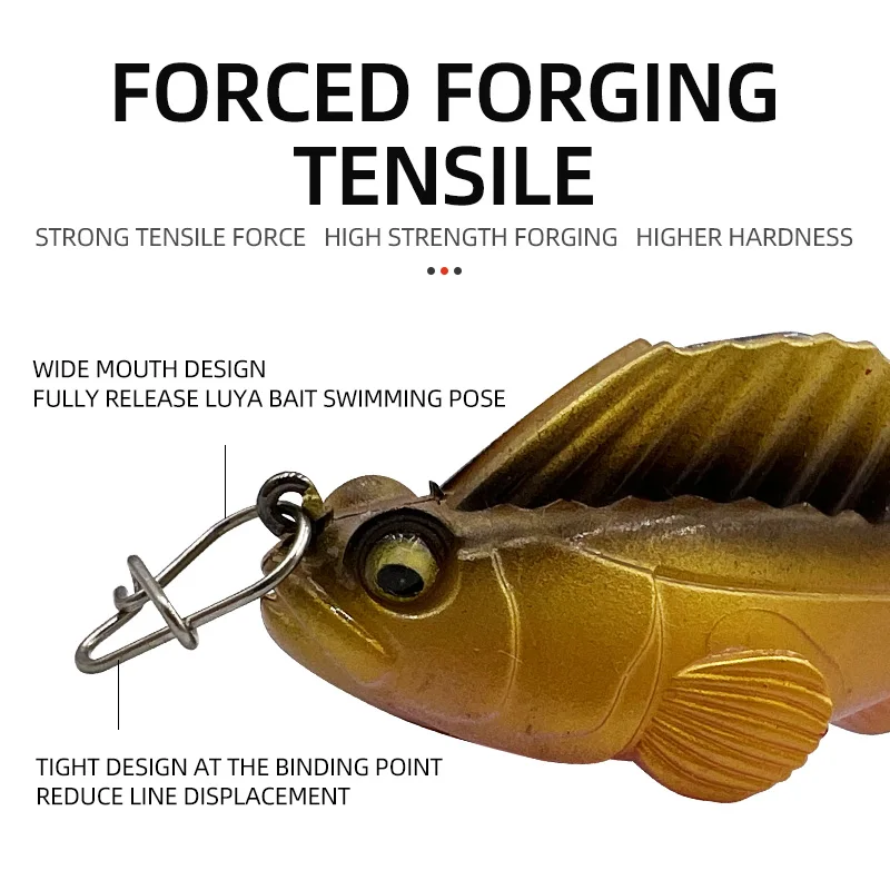 100 Uds Pin de calabaza Micro-objeto señuelo Pin Material de acero inoxidable accesorios de pesca mejora huevo Snap señuelo conector - imagen 3