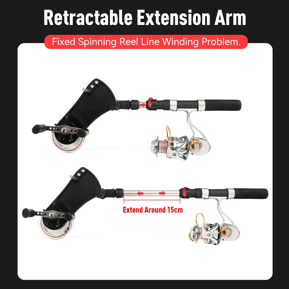 Kingdom-enrollador de línea de carrete de pesca, antioxidante, resistente, portátil, ligero, relación de velocidad 4,3: 1, herramientas de carrete de pesca - imagen 4