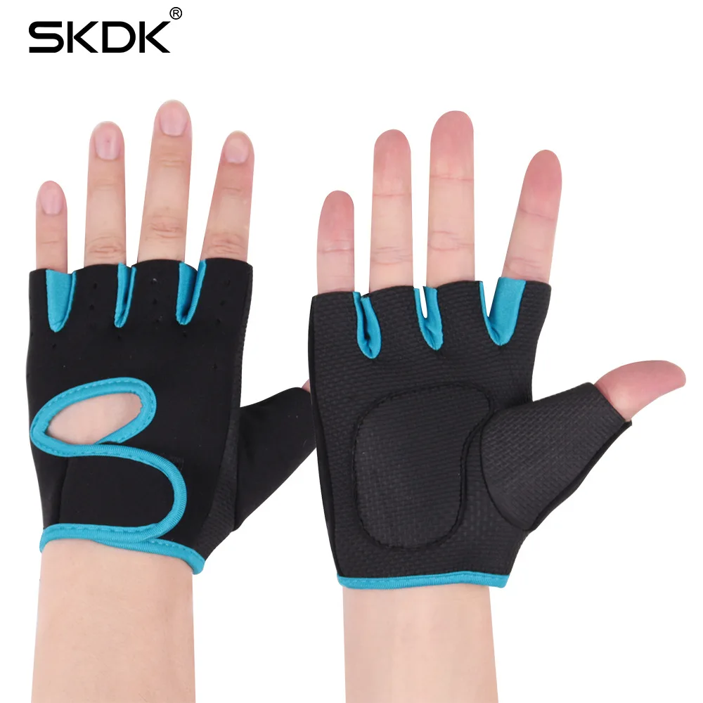 Guantes deportivos de Fitness, equipo de tela de buceo, antideslizante, antivibración, protectores de manos, prensa de Banco de gimnasio, equipo de protección de Fitness - imagen 4