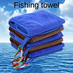 Toalla de pesca espesante y de secado rápido, cebo antiadherente absorbente, limpieza manual, toalla portátil especial, accesorios para aparejos de pesca