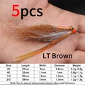 5pcs Lt Brown