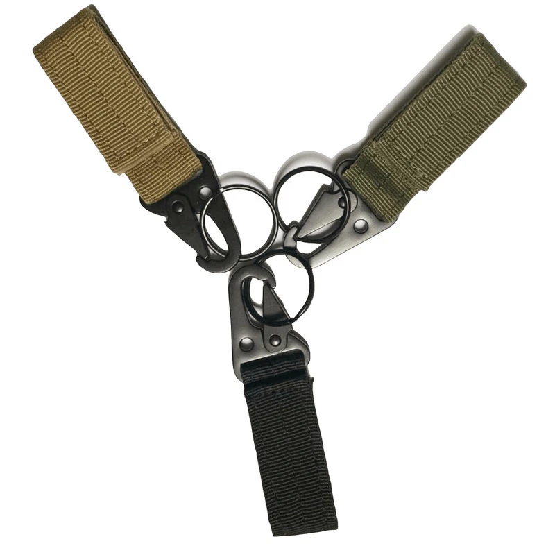 Colgadores de cinturón de nailon para exteriores, multiherramienta, mosquetón táctico, funda de llave, accesorios, equipo de Camping y senderismo, colgador de cinturón - imagen 5