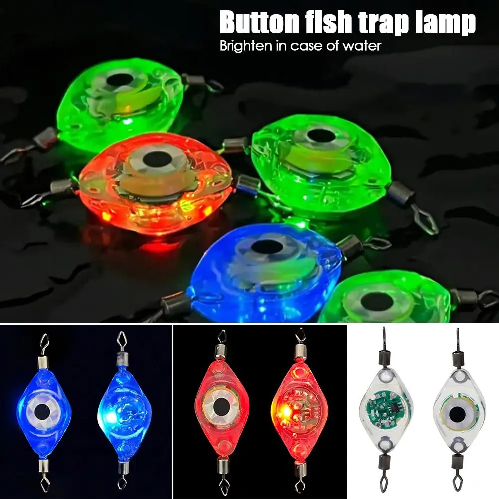 Forma de ojo de alta calidad para atraer peces, lámpara de Flash de calamar de pesca subacuática, señuelo de luz LED, cuchara de bajo - imagen 5