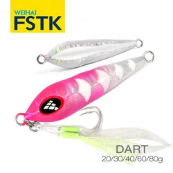 FSTK Metal Jig Slow Pitch 40g – Dardo señuelo para mar