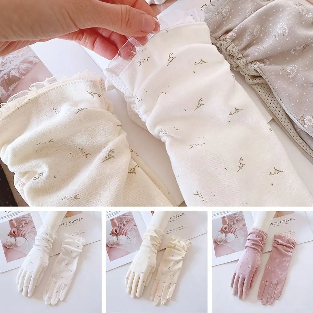 Guantes de protección solar para ciclismo, manoplas finas para pantalla táctil, equipo de conducción, 1 par - imagen 4